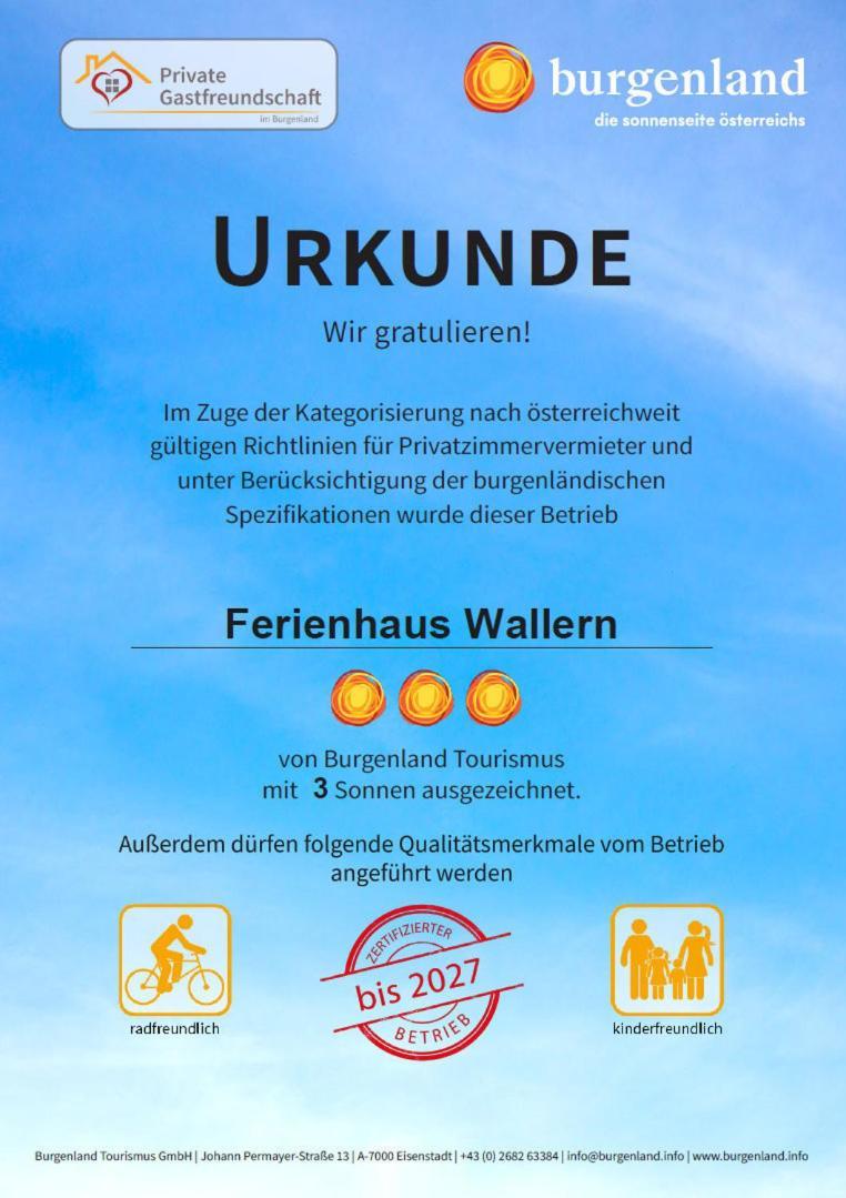 Ferienhaus Wallern Im Burgenland Wallern im Burgenland Exterior foto
